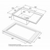 Мойка для кухни Paulmark Elde PM807851-GML 78х51 вороненая сталь