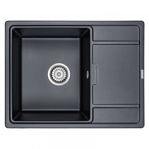 Мойка для кухни Paulmark Weimar PM216550-BLM 65х50 черный металлик