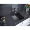 Мойка для кухни Paulmark Favor PM214551-GM 45х51 вороненая сталь