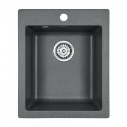 Мойка для кухни Paulmark Leer PM104249-DG 41х49 графит