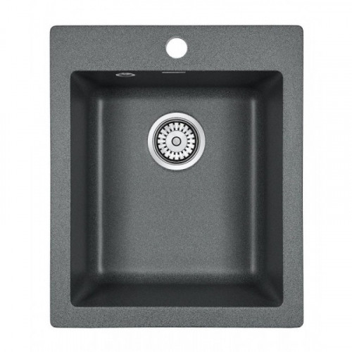 Мойка для кухни Paulmark Leer PM104249-DG 41х49 графит