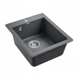 Мойка для кухни Paulmark Leer PM104249-DG 41х49 графит