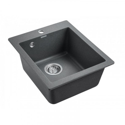 Мойка для кухни Paulmark Leer PM104249-DG 41х49 графит