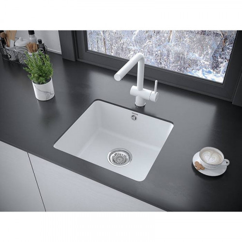 Мойка для кухни Paulmark Unter PM204543-WH 45х44 белый