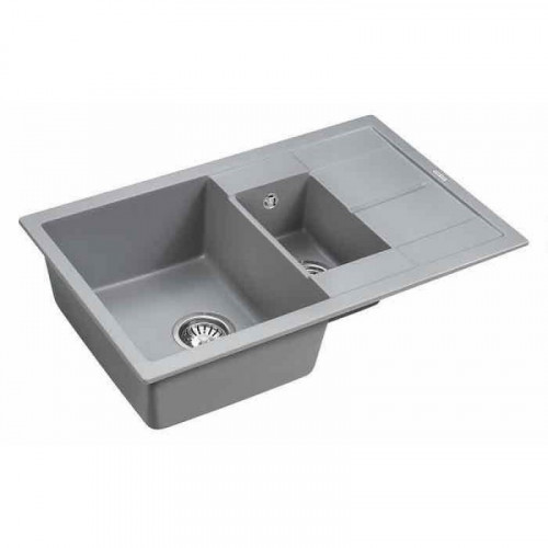 Мойка для кухни Paulmark Feste PM237850-GRM 78х50 серый металлик