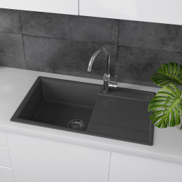 Мойка для кухни Lemark Imandra 9910035 84x50 серый шелк