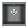 Мойка для кухни Paulmark Brilon PM104546-DG 45х46 графит