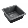 Мойка для кухни Paulmark Brilon PM104546-DG 45х46 графит