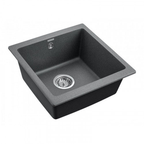 Мойка для кухни Paulmark Brilon PM104546-DG 45х46 графит