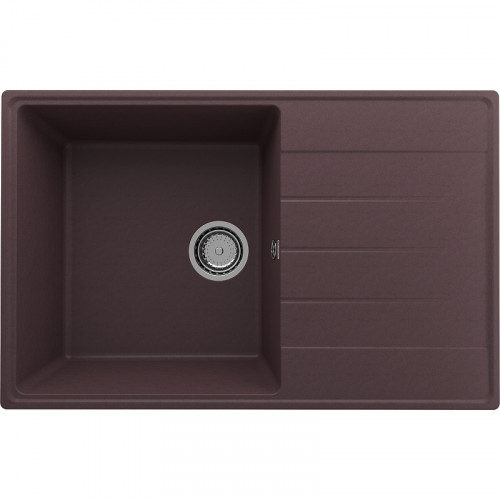 Кухонная мойка Ulgran Quartz Prima 780-06 трюфель матовый