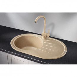 Кухонная мойка Granula Standart ST-7601 76x50 бежевый