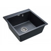 Мойка для кухни Paulmark Praktisch PM105152-BLM 51х52 черный металлик