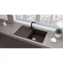Кухонная мойка Ulgran Quartz Prima 850-06 трюфель