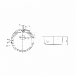 Мойка кухонная Iddis Suno S SUN51S0i77 51х51 см шелковый блеск