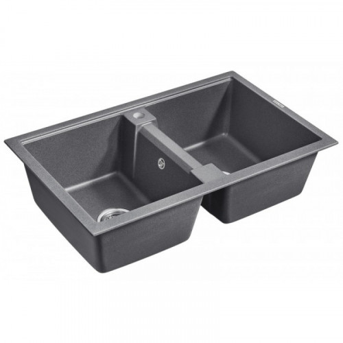 Мойка для кухни Paulmark Zwilling PM238150-DG 81х50 графит