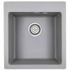 Мойка для кухни Paulmark Zemar PM104651-GRM 46х51 серый металлик