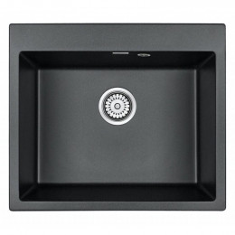 Мойка для кухни Paulmark Kante PM106052-BL 60х52 черный