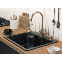 Мойка для кухни Paulmark Kante PM106052-BL 60х52 черный