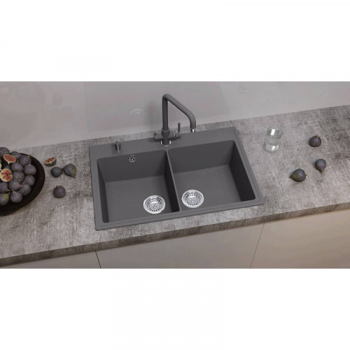 Кухонная мойка Ulgran Quartz Ruma 780-09 мокрый асфальт