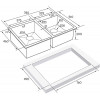 Мойка для кухни Paulmark Helfer PM237851-BG 78х51 золото