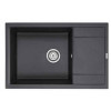 Мойка для кухни Paulmark Verlass PM317850-BLM 78х50 черный металлик
