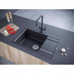 Мойка для кухни Paulmark Verlass PM317850-BL 78х50 черный