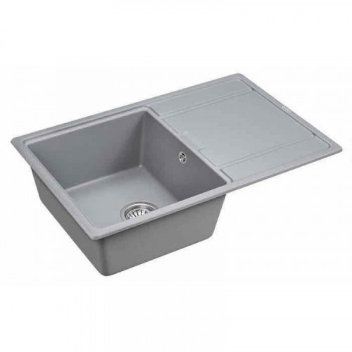 Мойка для кухни Paulmark Flugen PM217850-GRM 78х50 серый металлик