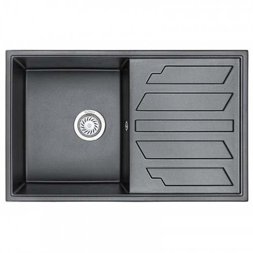 Кухонная мойка Granula GR-8002 79x50 шварц