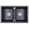Кухонная мойка Granula GR-8101 81x50 шварц