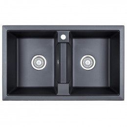 Кухонная мойка Granula GR-8101 81x50 шварц