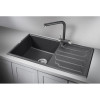 Кухонная мойка Granula GR-8601 86x50 графит