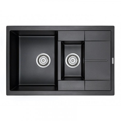 Мойка для кухни Paulmark Feste PM237850-BL 78х50 черный