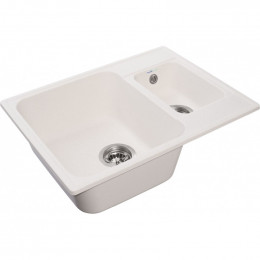 Мойка кухонная GranFest Quarz GF-Z09 белый