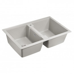 Мойка для кухни Paulmark Zwilling PM238150-GR 81х50 серый