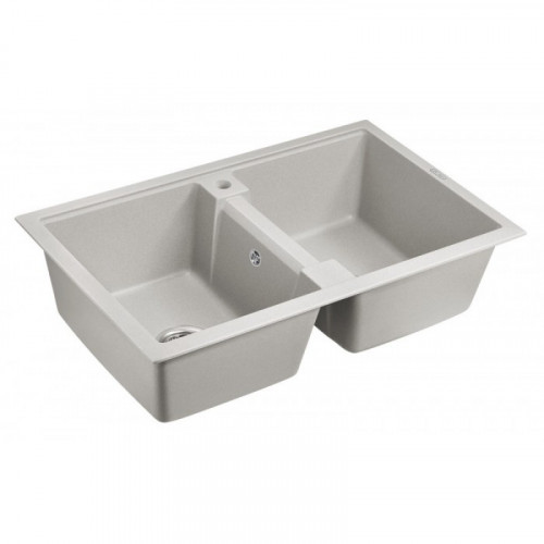 Мойка для кухни Paulmark Zwilling PM238150-GR 81х50 серый