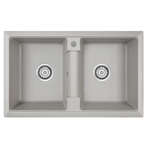 Мойка для кухни Paulmark Zwilling PM238150-GR 81х50 серый