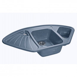 Мойка кухонная GranFest Corner GF-C1040E графит