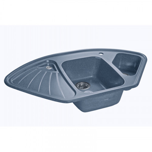 Мойка кухонная GranFest Corner GF-C1040E графит