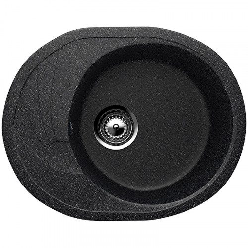 Кухонная мойка Ulgran U-403-308 черный матовый