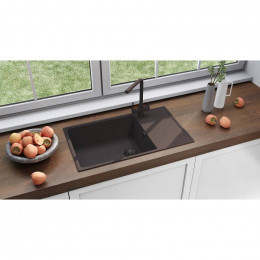 Кухонная мойка Ulgran Quartz Prima 860-06 трюфель