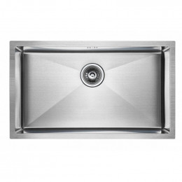 Мойка для кухни Paulmark Valde PM217444-BS 74х44 сталь