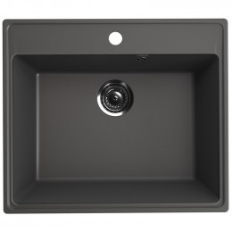 Кухонная мойка Ulgran Quartz Forte 580-09 мокрый асфальт