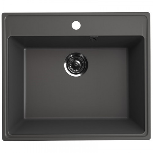 Кухонная мойка Ulgran Quartz Forte 580-09 мокрый асфальт