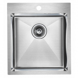 Мойка для кухни Paulmark Favor PM214551-BS 45х51 сталь