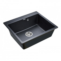 Мойка для кухни Paulmark Kante PM106052-BLM 60х52 черный металлик