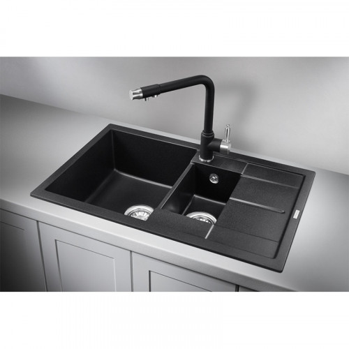 Кухонная мойка Granula 7802bl черный