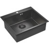 Мойка для кухни Paulmark Brim PM215951-GM 59х51 вороненая сталь