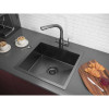 Мойка для кухни Paulmark Velten PM905151-GM 51х51 вороненая сталь