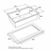 Мойка для кухни Paulmark Koher PM807444-BS4 74х44 сталь