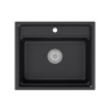 Кухонная мойка Granula Kitchen Space KS-6003 60x51 чёрный